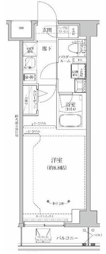 RELUXIA GRANDE川崎大師公園　111号室　間取り