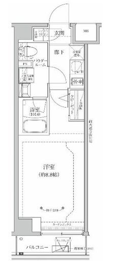 RELUXIA GRANDE川崎大師公園　207号室　間取り