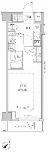 RELUXIA GRANDE川崎大師公園　309号室　間取り