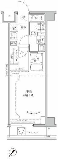 RELUXIA GRANDE川崎大師公園　316号室　間取り