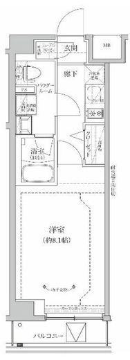RELUXIA GRANDE川崎大師公園　604号室　間取り