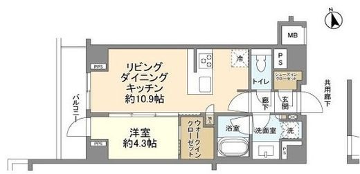 ピアース日吉　207号室　間取り