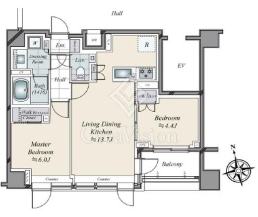 ピアース日吉　302号室　間取り
