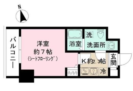 N-stage金沢文庫Ⅱ　511号室　間取り