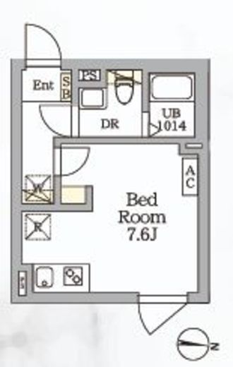 Aglaia新宿西落合　206号室　間取り