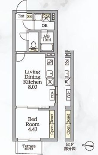 Aglaia新宿西落合　301号室　間取り