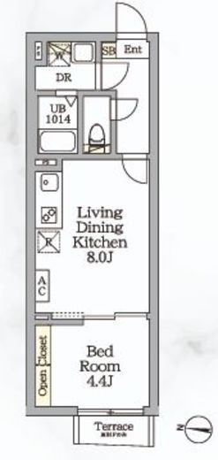 Aglaia新宿西落合　303号室　間取り