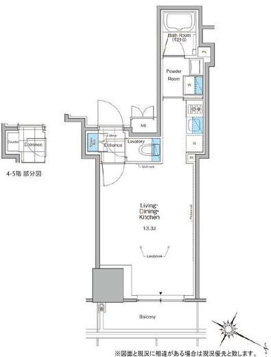 ルフォンプログレ北新宿　1008号室　間取り