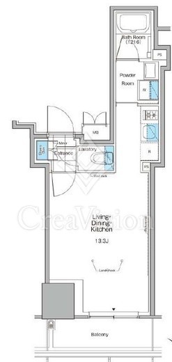 ルフォンプログレ北新宿　908号室　間取り