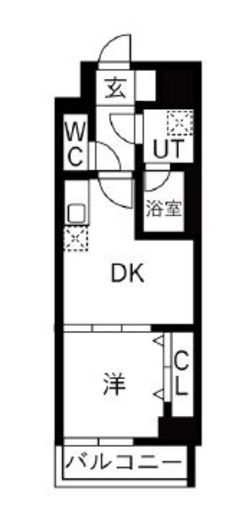 OAKLANCE森下Ⅱ　1103号室　間取り