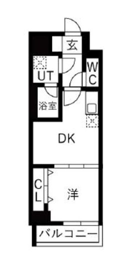 OAKLANCE森下Ⅱ　502号室　間取り