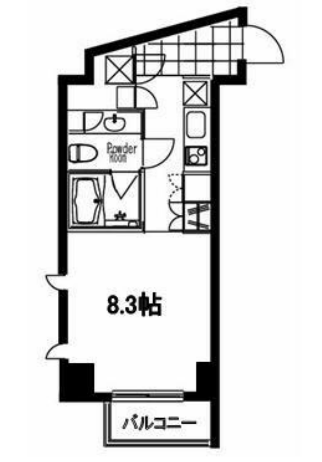 フレンシア麻布十番サウス　605号室　間取り