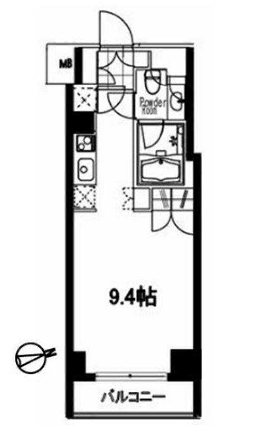 フレンシア麻布十番サウス　902号室　間取り
