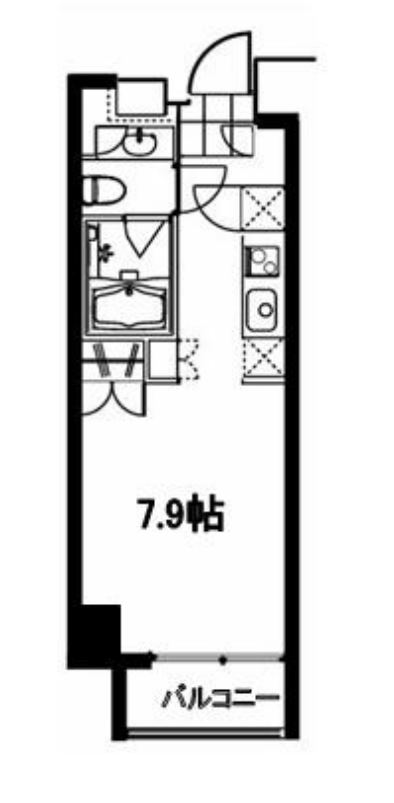 フレンシア麻布十番サウス　404号室　間取り