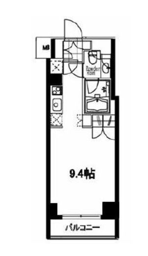 フレンシア麻布十番サウス　303号室　間取り