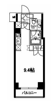 フレンシア麻布十番サウス　902号室　間取り
