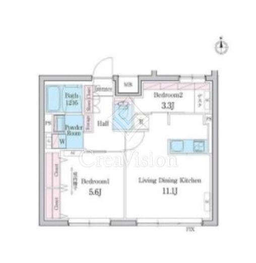 デュオメゾン都立大学　201号室　間取り
