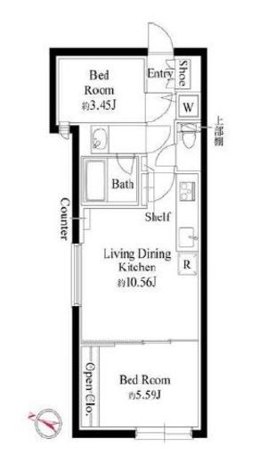 GRAN PASEO代々木上原 (グランパセオ代々木上原)　101号室　間取り