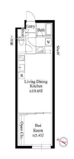 GRAN PASEO代々木上原 (グランパセオ代々木上原)　103号室　間取り