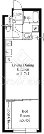 GRAN PASEO代々木上原 (グランパセオ代々木上原)　204号室　間取り