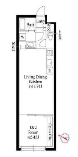 GRAN PASEO代々木上原 (グランパセオ代々木上原)　303号室　間取り
