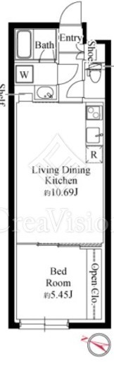 GRAN PASEO代々木上原 (グランパセオ代々木上原)　104号室　間取り