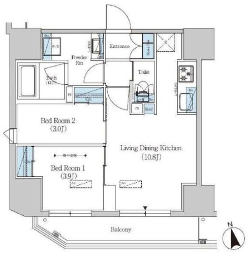 アーバネックス上野　403号室　間取り
