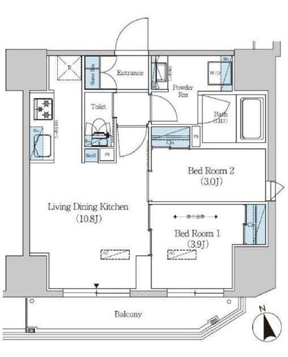 アーバネックス上野　804号室　間取り