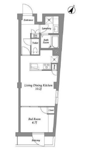 ザ・レジデンス用賀　201号室　間取り