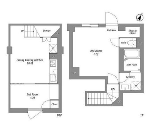 ザ・レジデンス用賀　202号室　間取り