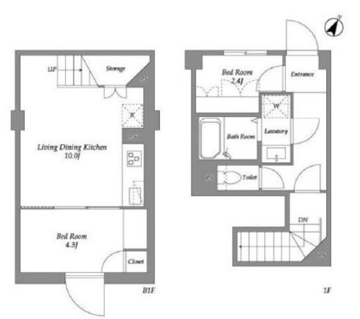 ザ・レジデンス用賀　203号室　間取り