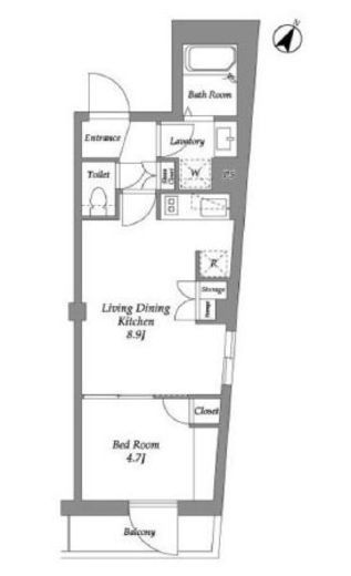 ザ・レジデンス用賀　301号室　間取り