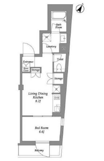 ザ・レジデンス用賀　401号室　間取り