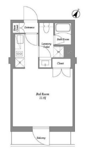 ザ・レジデンス用賀　402号室　間取り