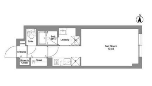 タスキリシェス池上　202号室　間取り