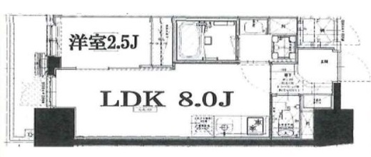 Garden Xavis木場 (ガーデンザヴィス木場)　602号室　間取り