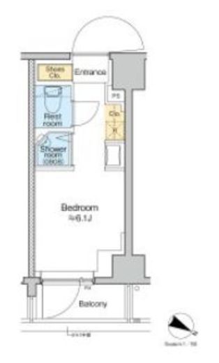 TOMORE田端　408号室　間取り