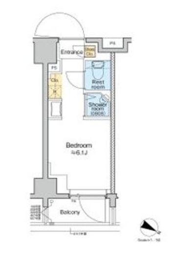 TOMORE田端　204号室　間取り