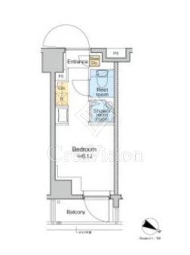 TOMORE田端　703号室　間取り