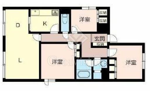グランドメゾン多摩川　207号室　間取り