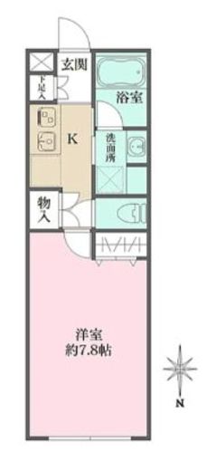 アトリオフラッツ自由が丘east　102号室　間取り