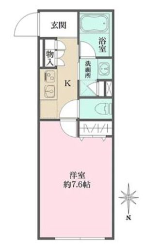 アトリオフラッツ自由が丘east　201号室　間取り