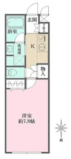 アトリオフラッツ自由が丘east　403号室　間取り