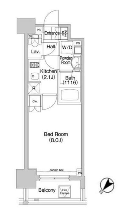 コンフォリア三田EAST　404号室　間取り