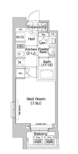 コンフォリア三田EAST　906号室　間取り