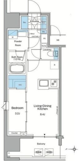 ルフォンプログレ赤羽マークス　301号室　間取り