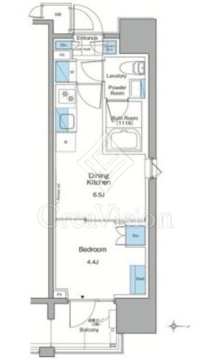 ルフォンプログレ赤羽マークス　904号室　間取り