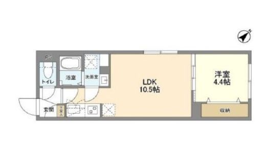 ウェルスクエア洗足　301号室　間取り