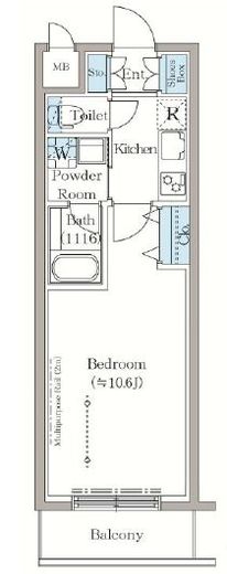 ステラテラス　404号室　間取り