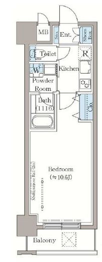 ステラテラス　703号室　間取り
